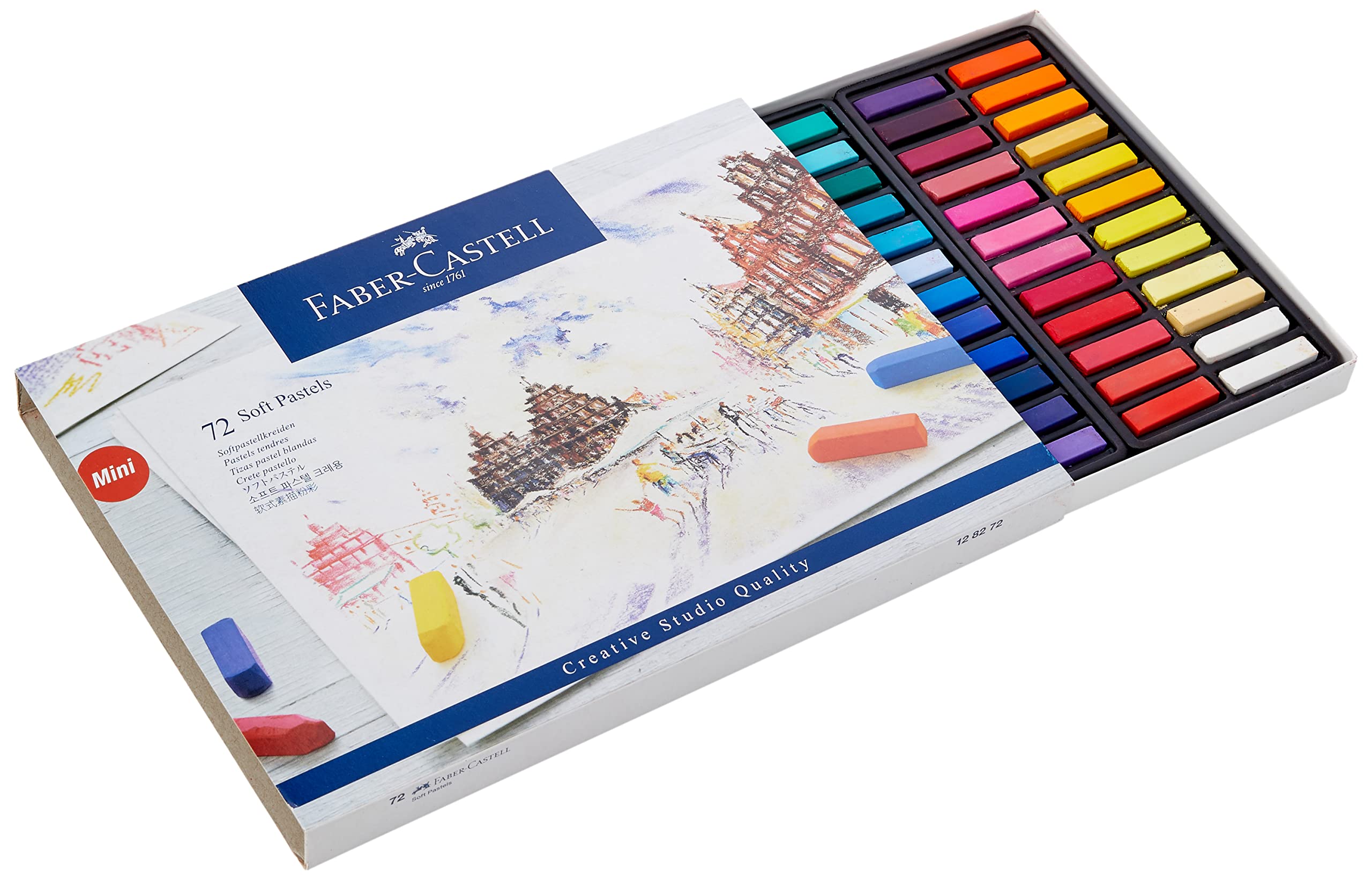 Faber-Castel FC128272 Creative Studio Soft Pastel Crayons (72 Pack), Assorted - Image 4