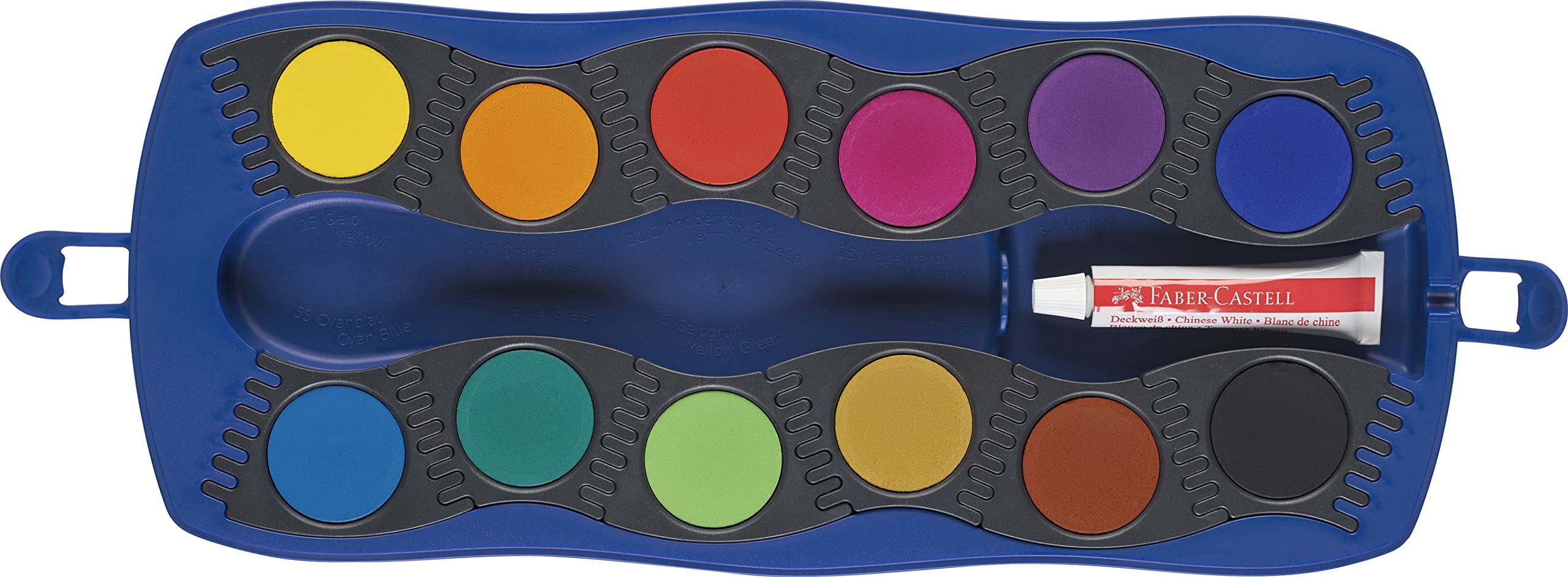 Faber-Castell 125001 Paint Box Connector 12 Colours Blue - Image 10
