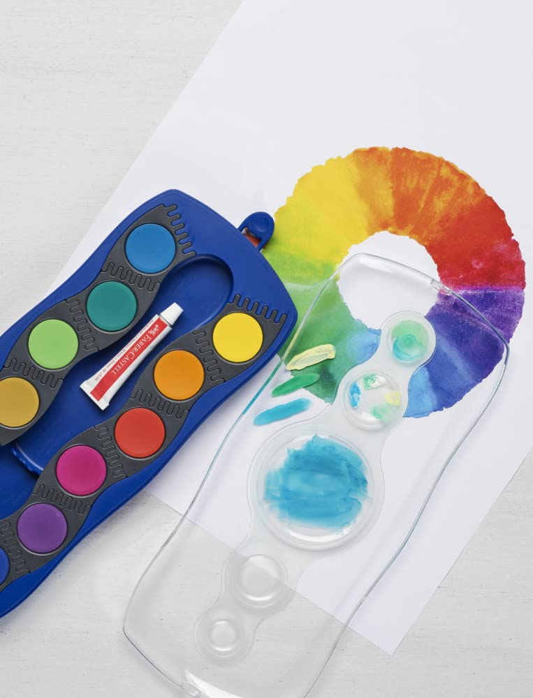 Faber-Castell 125001 Paint Box Connector 12 Colours Blue - Image 12