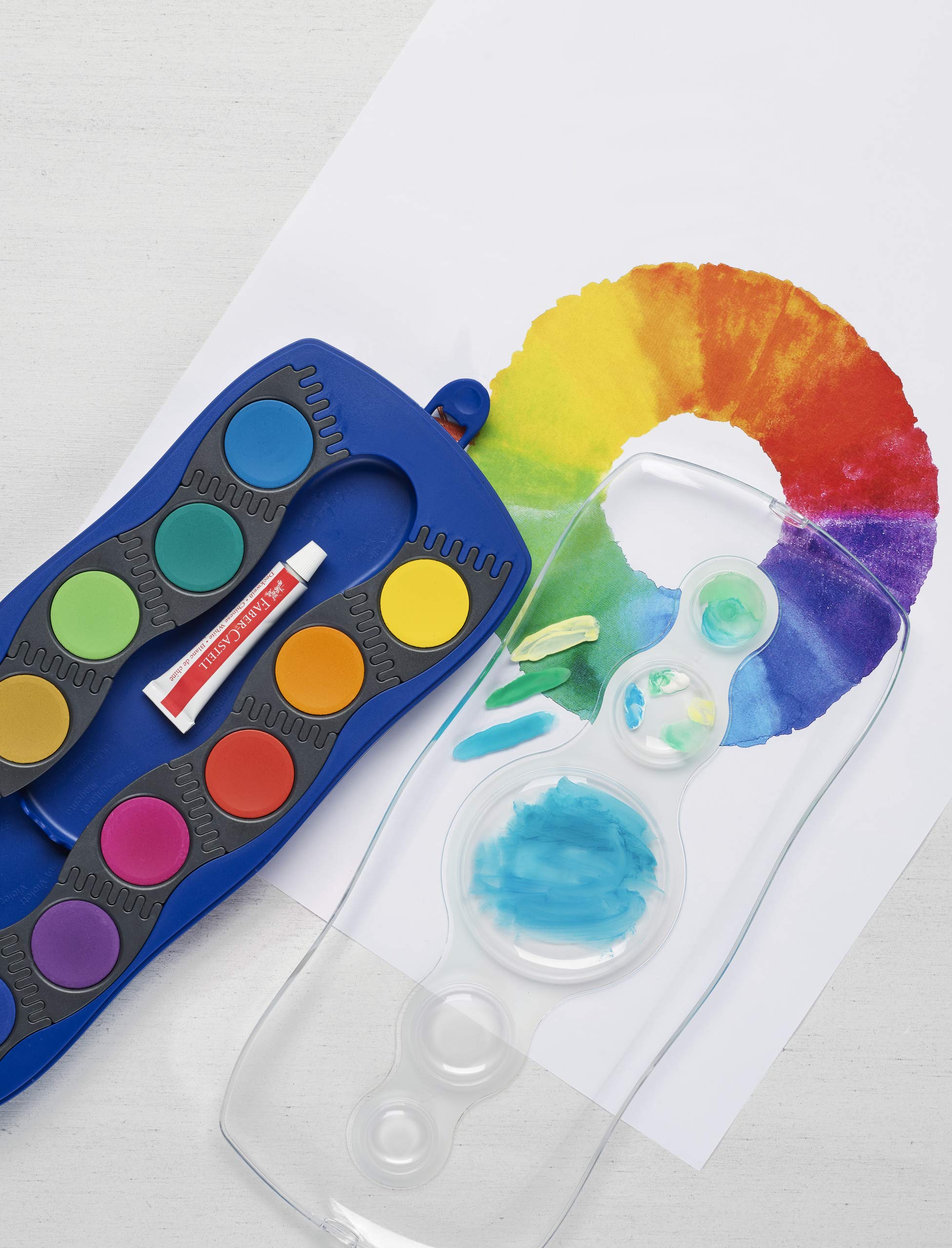 Faber-Castell 125001 Paint Box Connector 12 Colours Blue - Image 9