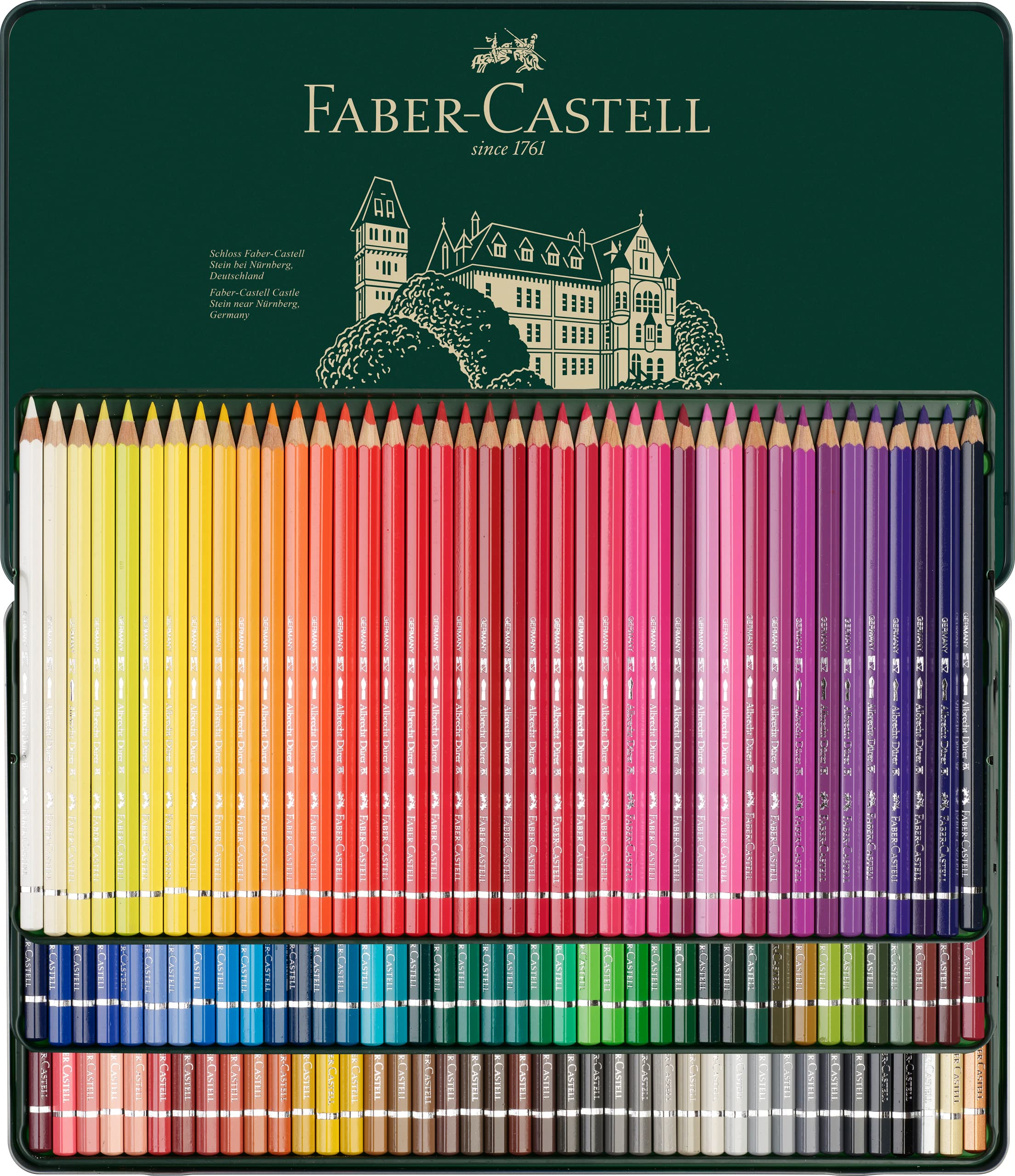 Faber-Castell Albrecht Dürer® Artists' Watercolor Pencils - Tin of 120 - Image 3