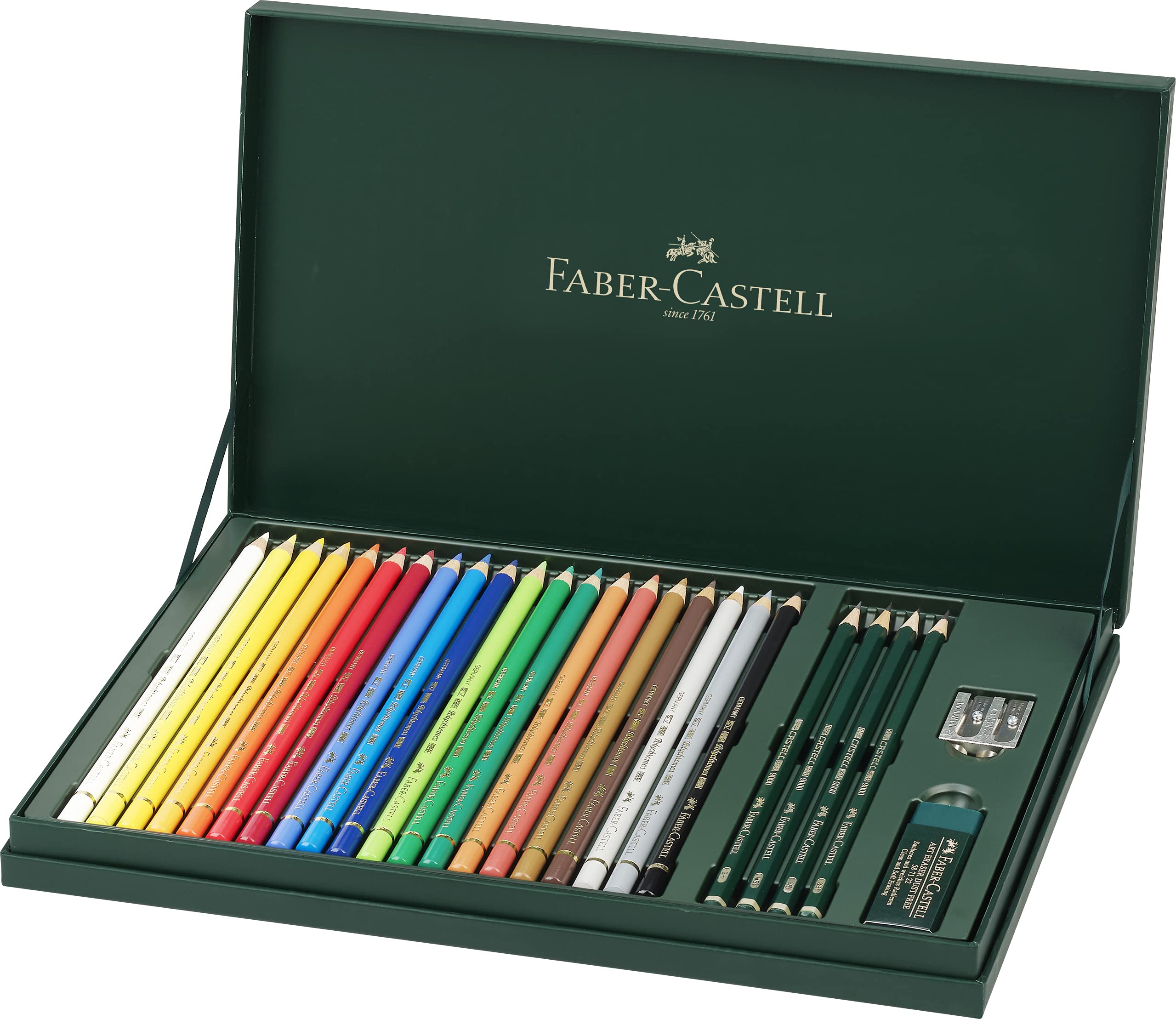 Faber-Castell Art & Graphic Polychromos Colour Pencil, Gift Set, Mixed MediaMulticoloured, Polychromos Gift Set, For Art, Craft, Drawing, Sketching, Home, School, University, Colouring - Image 4