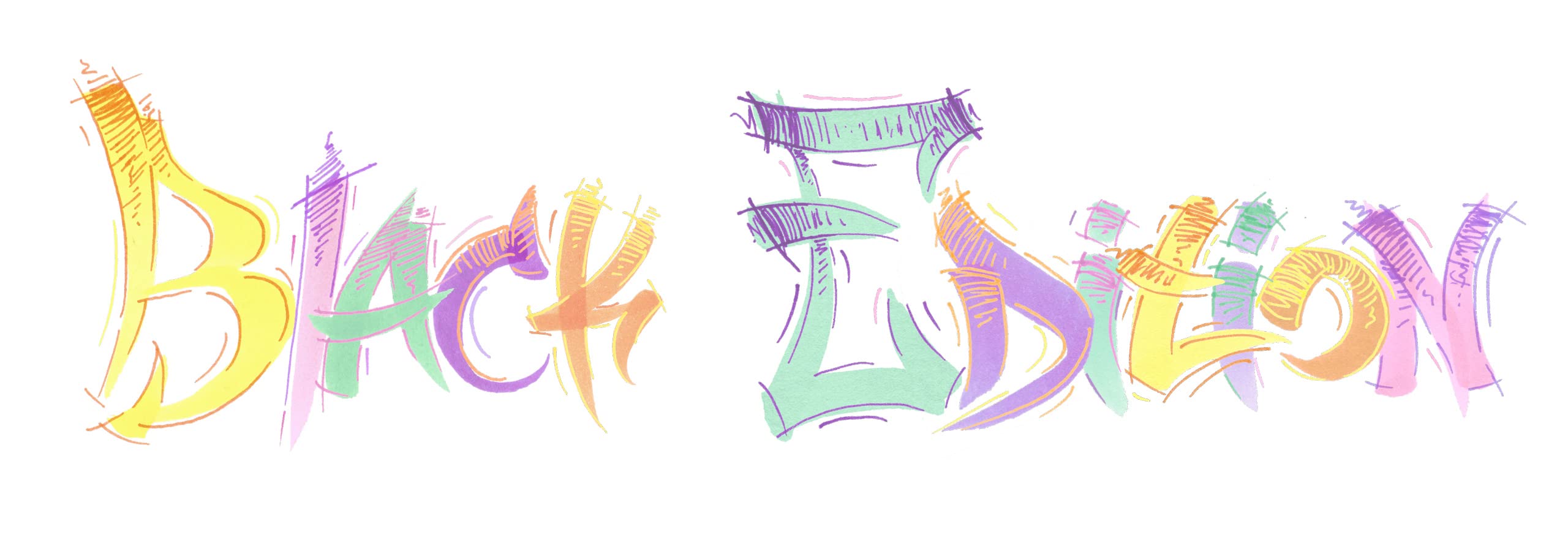 Faber-Castell Brush Pen Black Edition - Pastel Colours - Cardboard Box of 6 - Image 4