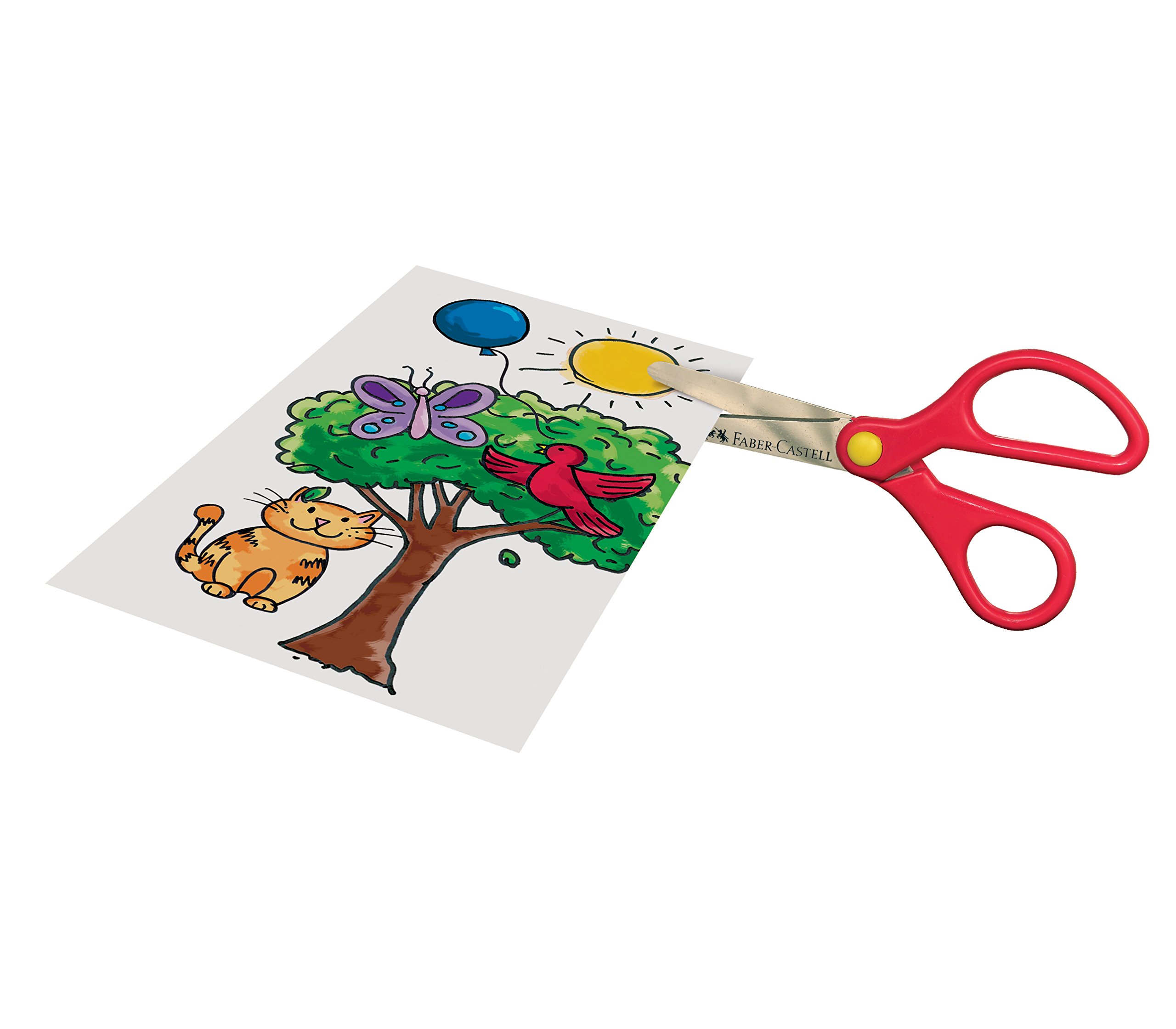 Faber-Castell Child Safe Scissors - Safety Scissors for Kids - Image 3