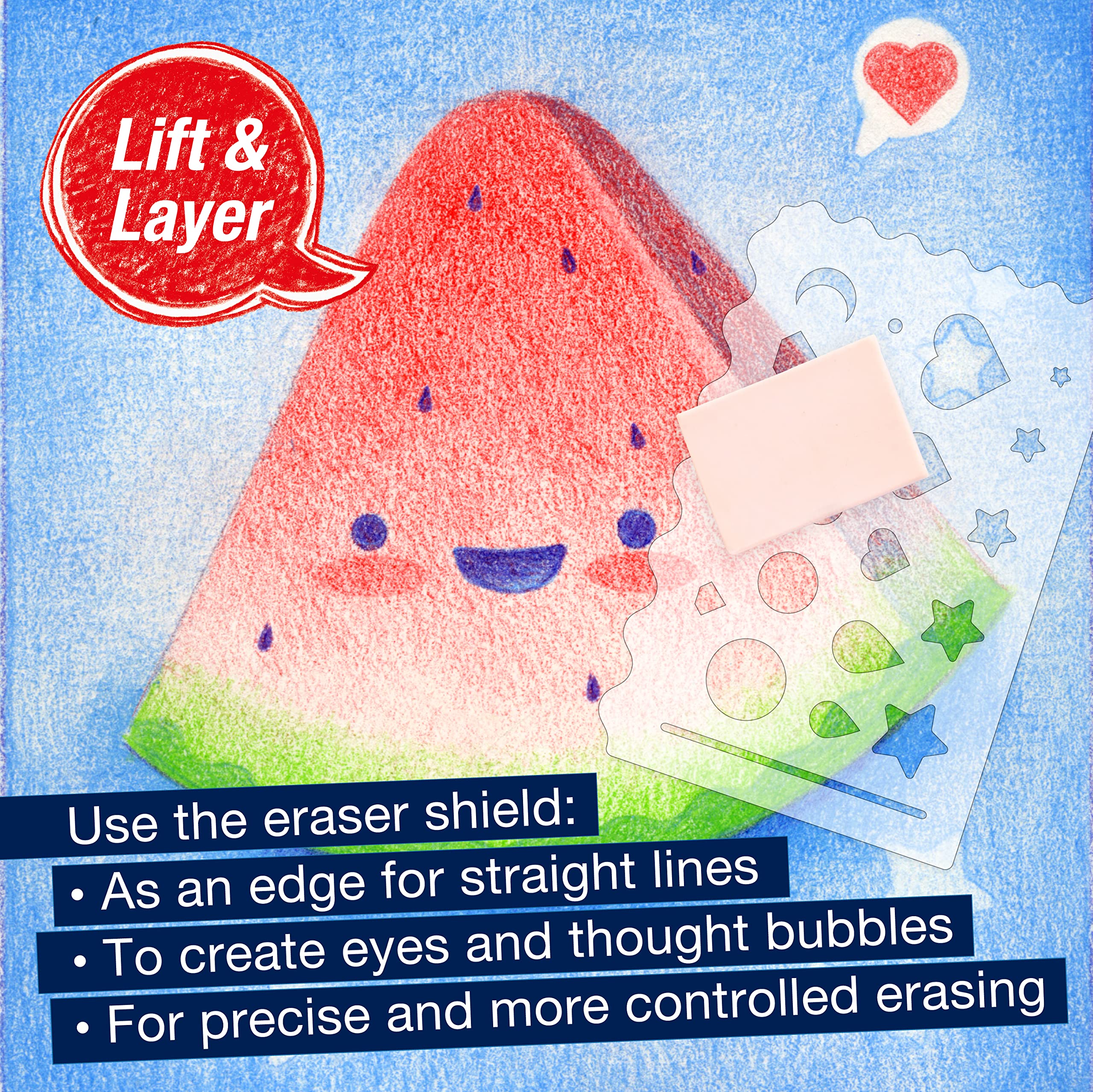 Faber-Castell Colored Pencil Art Set - 6 Coloring Pencils and 5 Drawing Tools, Art Set for Adults - Image 6