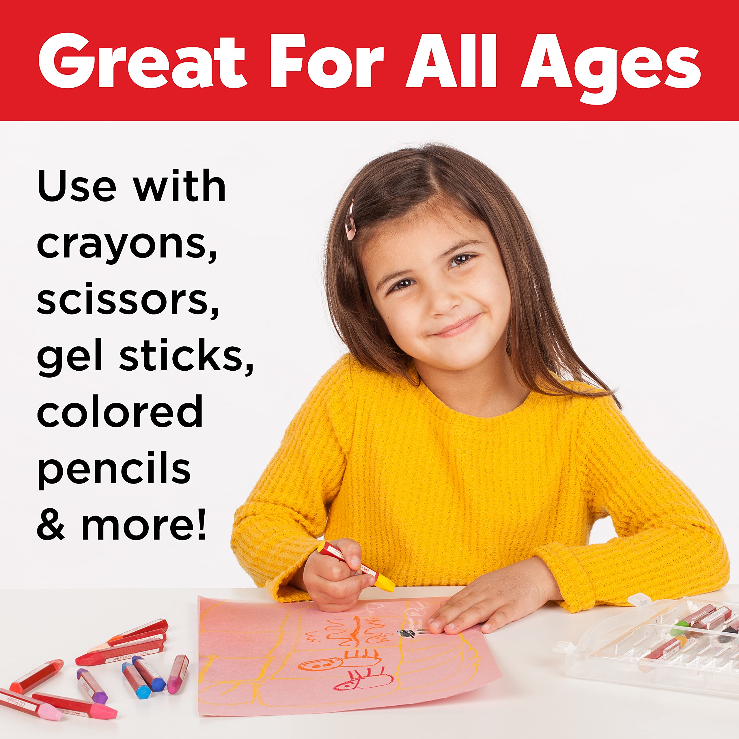 Faber-Castell Construction Paper Pad - Multi-Colored Craft Paper (9" x 12"), 60 Sheets - Image 5