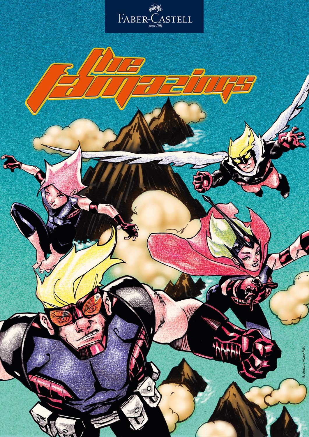 Faber-Castell Creative Studio Pitt Artist Pen India Ink Pen, Black, Pack of 4, For Art, Craft, Drawing, Sketching, Home, School, University, Colouring - Image 5