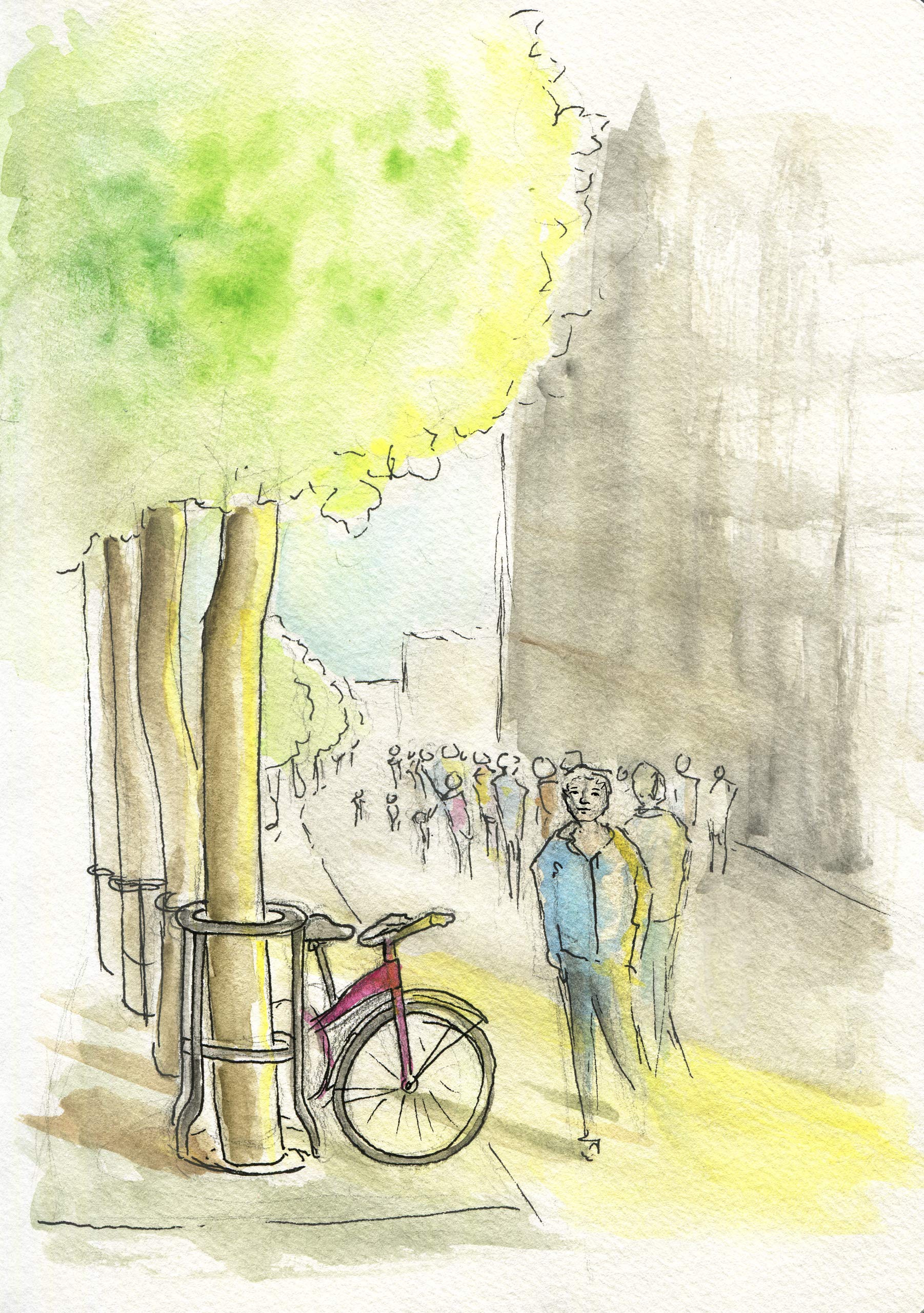 Faber-Castell Creative Studio Portable Watercolor Palette - 24 Water Colors In Half Pans with Travel Watercolor Brush, 24 Colors - Image 9