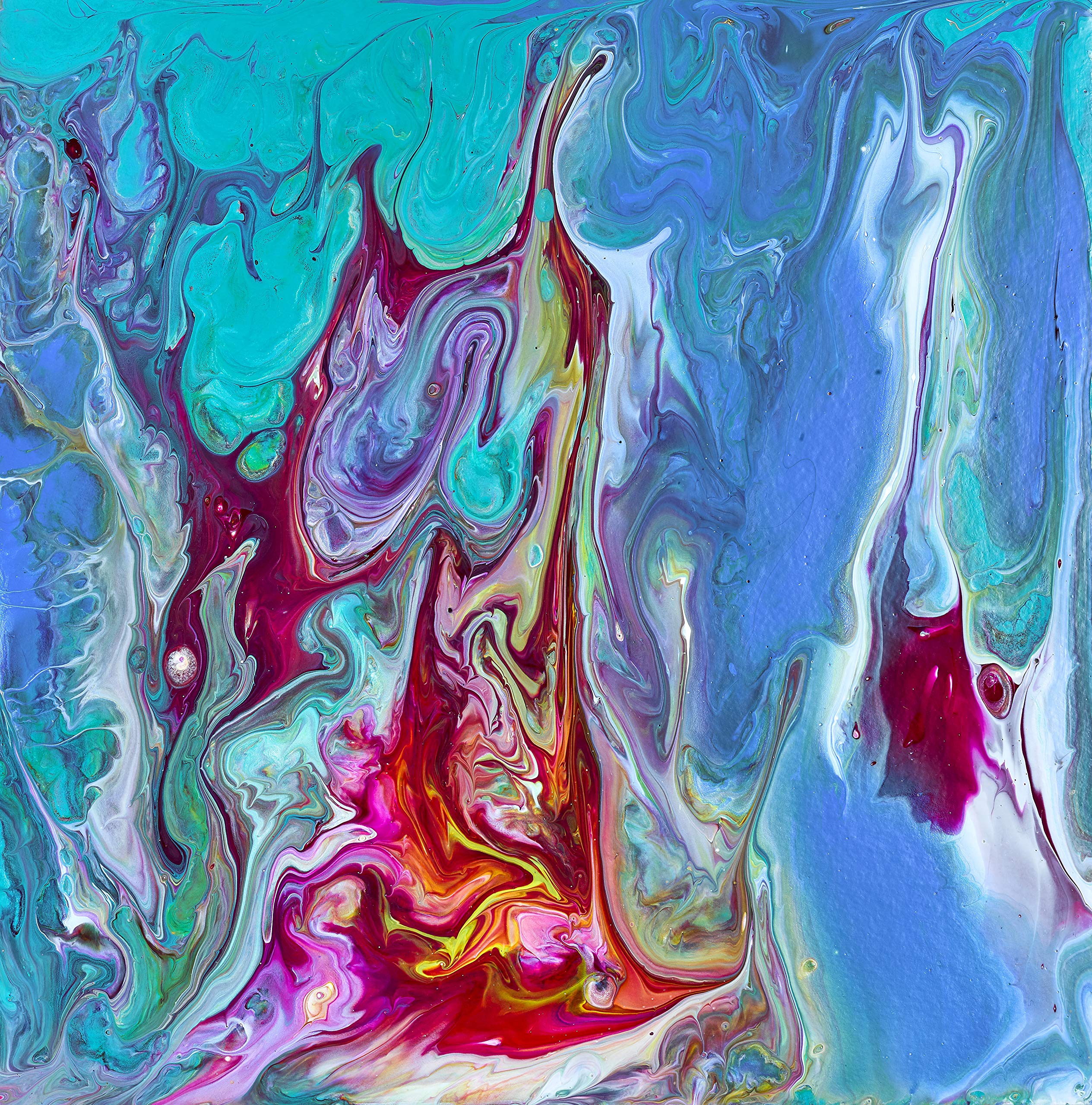 Faber-Castell Do Art Paint Pour Studio - No Mix Acrylic Paint Pouring Set for Kids - Makes 6 Fluid Art Projects, Multi (FC14342) - Image 9