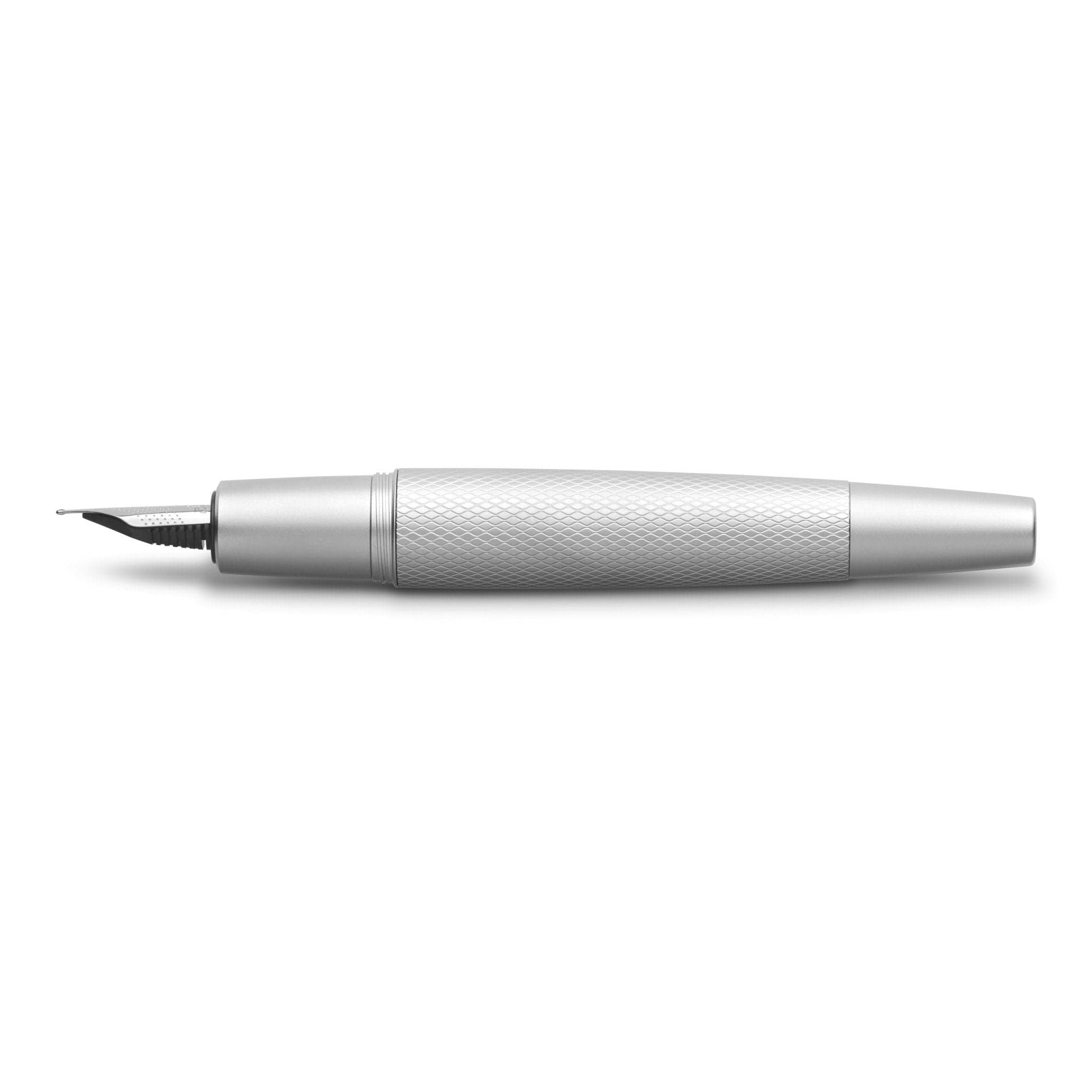Faber-Castell e-motion Fountain Pen, Pure Silver - Fine - Image 4