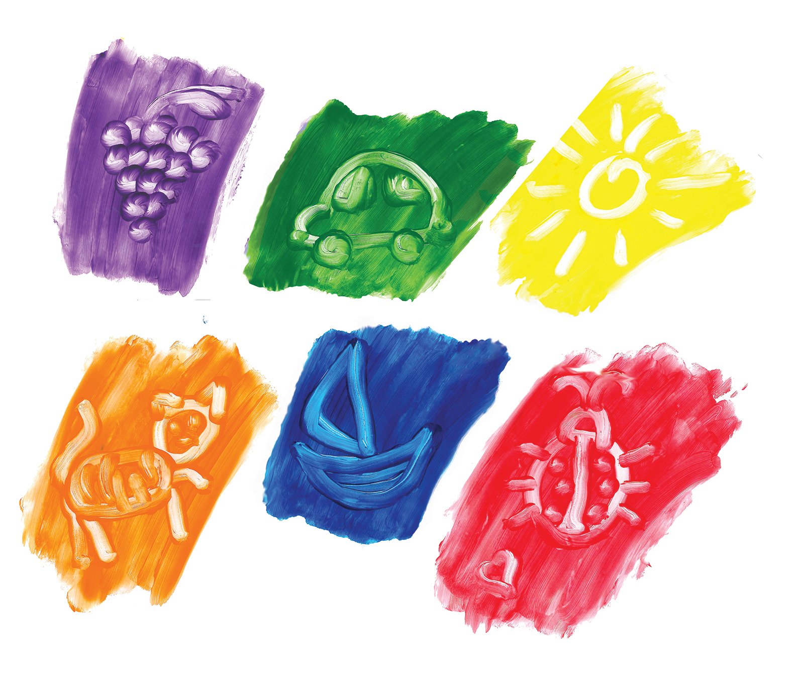 Faber-Castell Finger Paint Paper Pad - Fingerpaint Paper for Kids - 60 Sheets (12 x 18 inches) - Image 3
