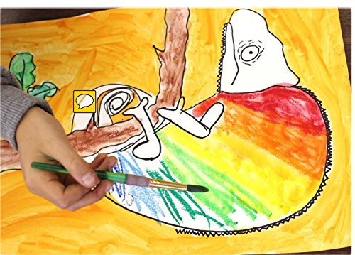 Faber-Castell Gel Sticks - 12 Twistable Watercolor Crayons for Kids with Brush - Watercolors for Kids - Image 7