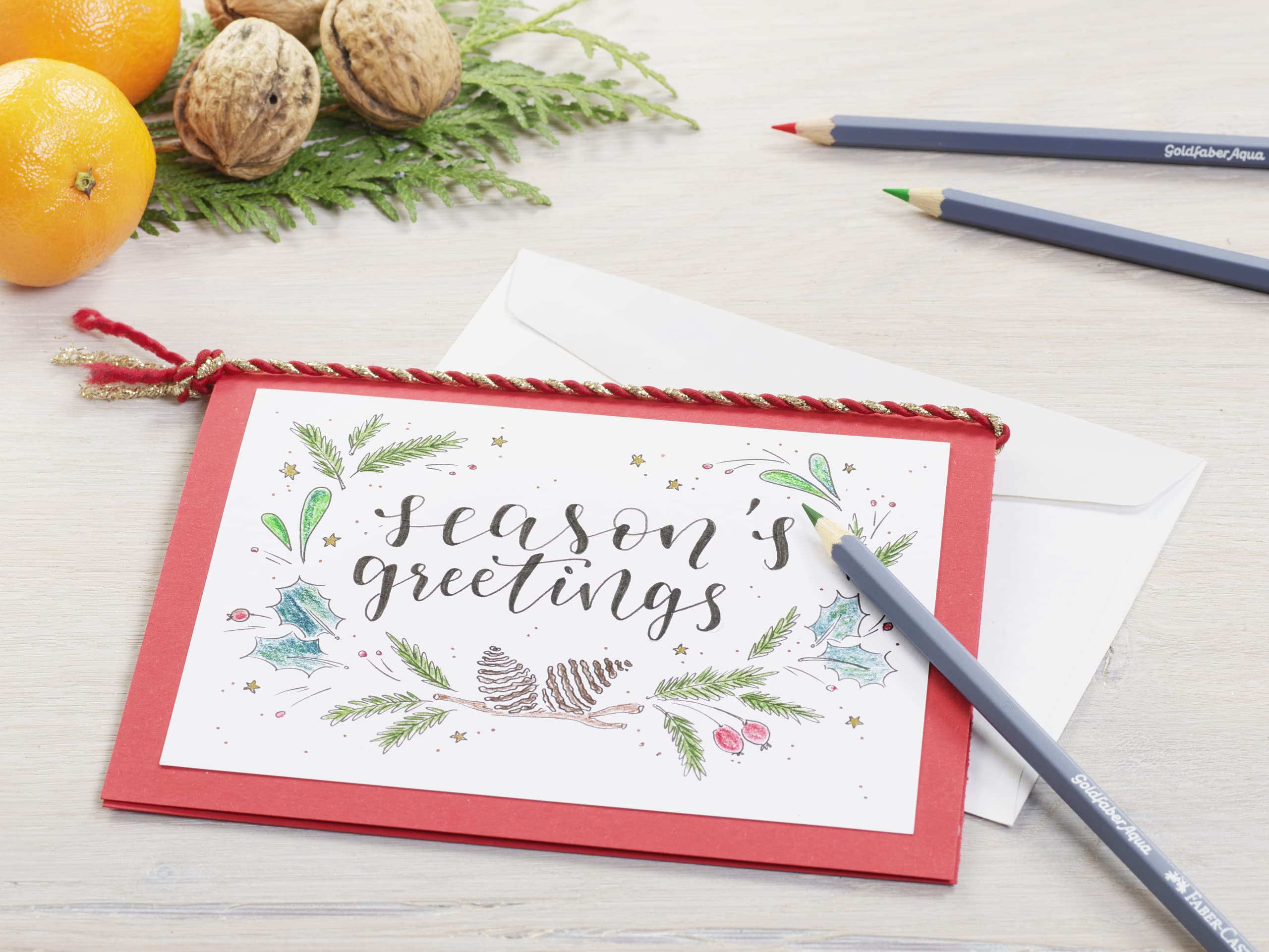 Faber-Castell Goldfaber Aqua Watercolor Pencils - Pre-Sharpened Water Colored Pencils (12 Count) - Image 6