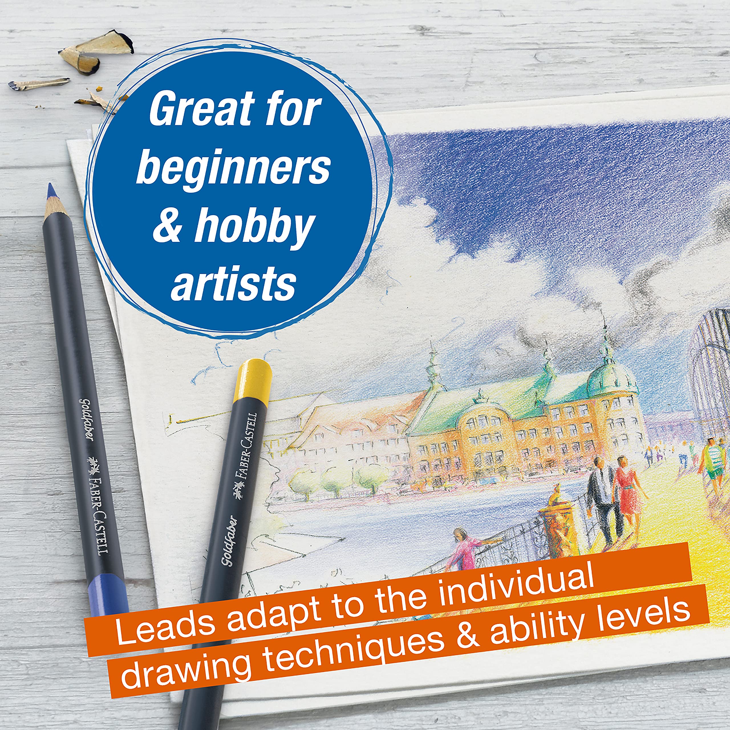 Faber-Castell Goldfaber Color Pencils Tin Set, 24ct. - Image 6