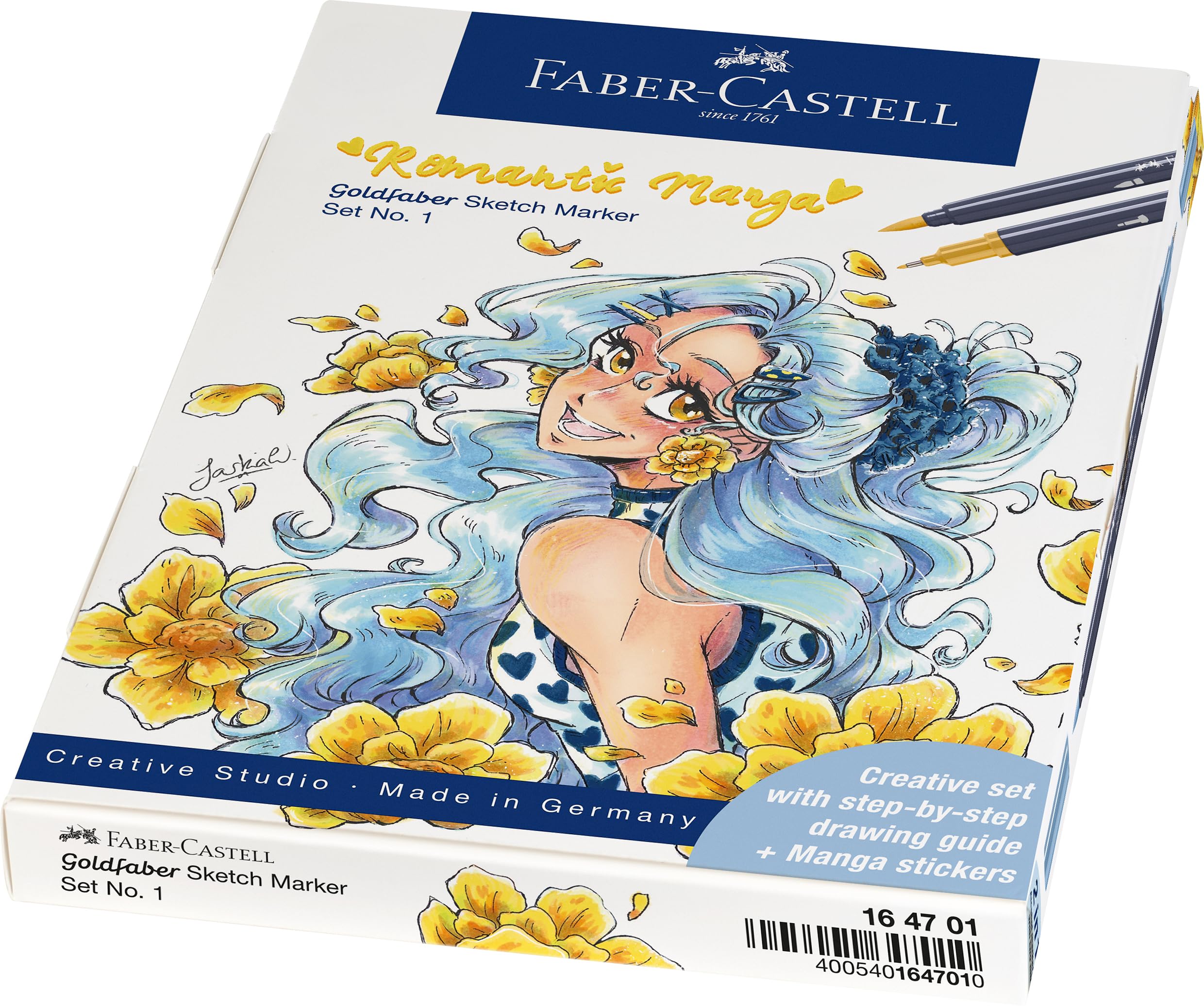 Faber-Castell Goldfaber Sketch Marker Pens, Manga Collection Set 1, Alcohol-Based Markers Dual Nibs, Water Resistant Ink, Smudge Proof, Drawing, Sketching, Manga, Colouring Pens, Art Set Supplies - Image 3