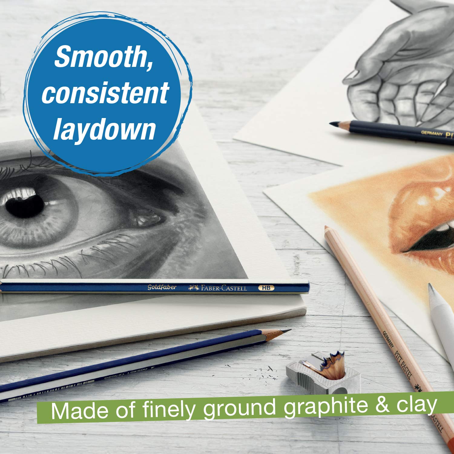 Faber-Castell Goldfaber Sketching Pencil Set - School Pack, Set of 144 - Image 5