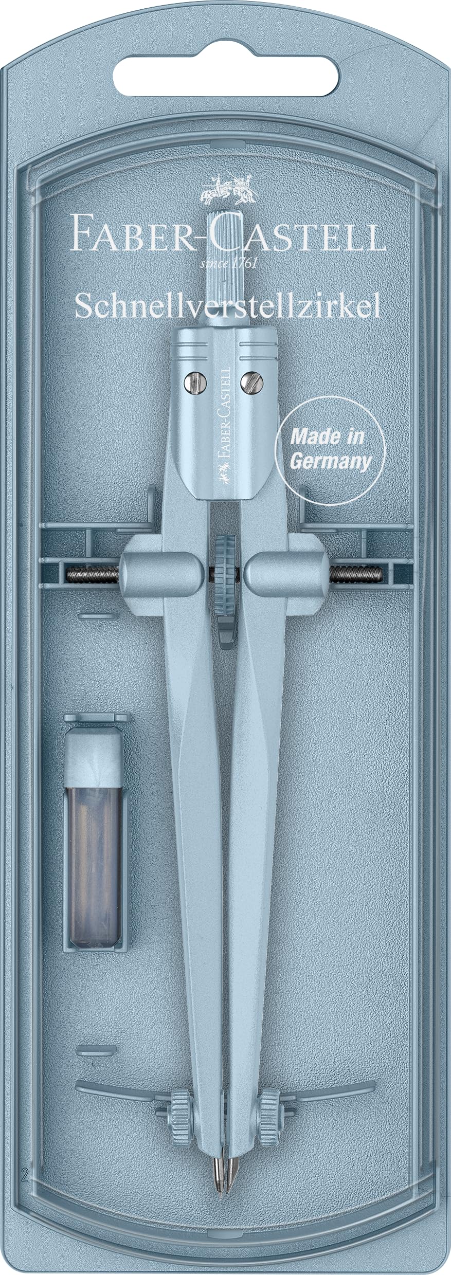 Faber-Castell Grip Compass - Stream 2024 - Shiny Rose, Ice Blue Assorted - Image 5