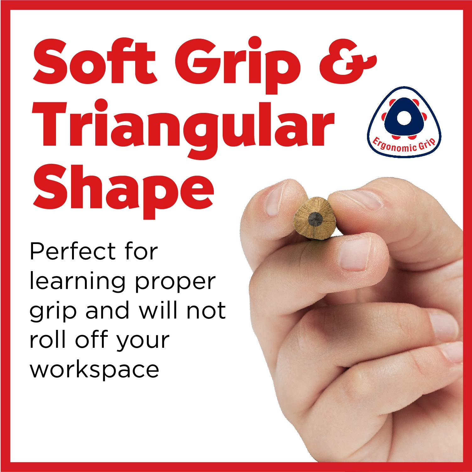 Faber-Castell Grip Graphite Pencil Set with Erasers – No. 2 Jumbo Break-Resistant Pencil Set for Kids, 12mm Barrel, Art School Supplies for Kids (2 Count) - Image 6