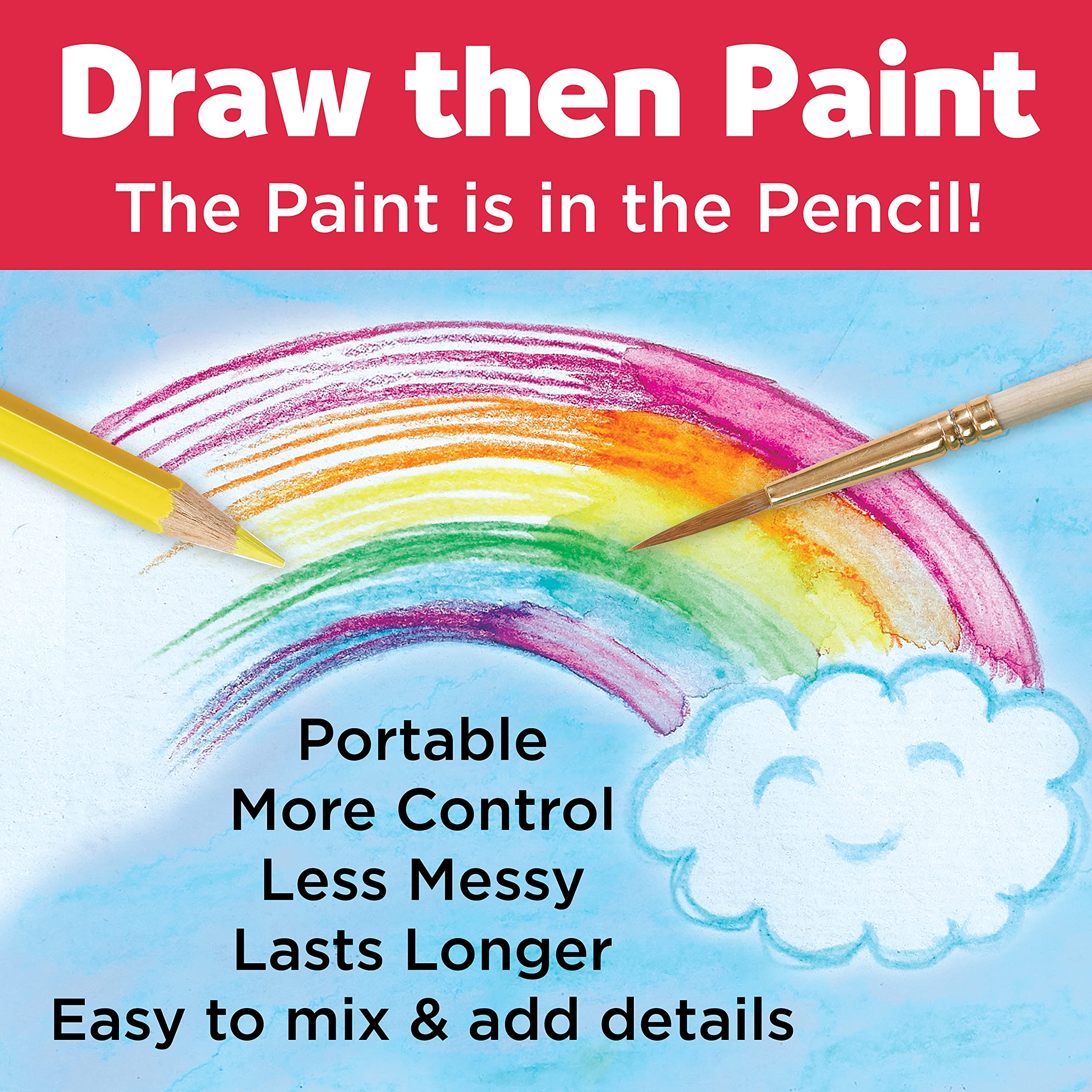 Faber-Castell How to Rainbow Watercolor Pencils Set - Kids Painting Kits, Art Kit for Kids 6-8+ - Image 6
