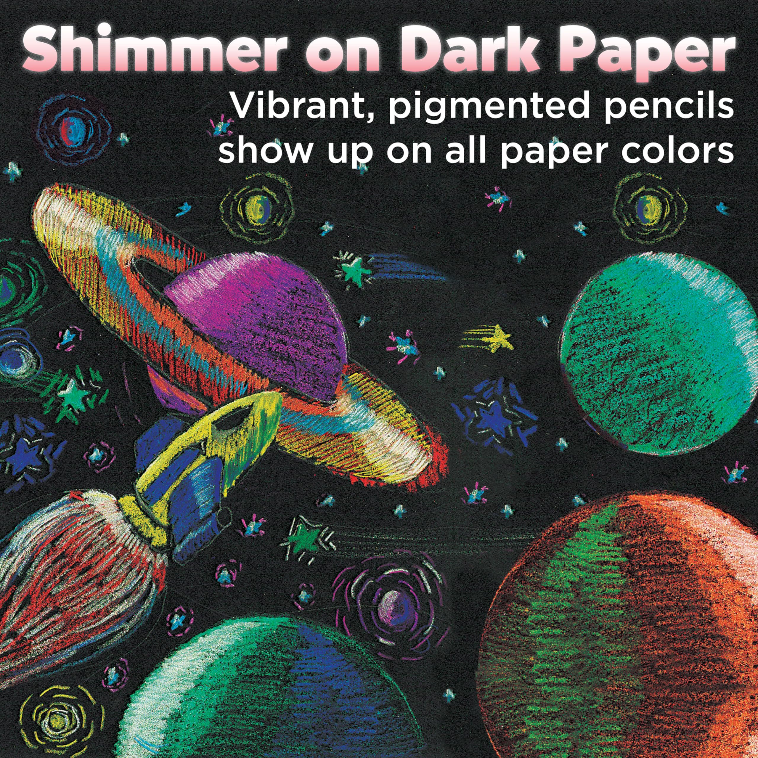 Faber-Castell Metallic EcoPencils School Pack - 200 Bulk Colored Pencils for Kids, Classroom Art Supplies, Break-Resistant Metallic Colored Pencils for School - Image 5