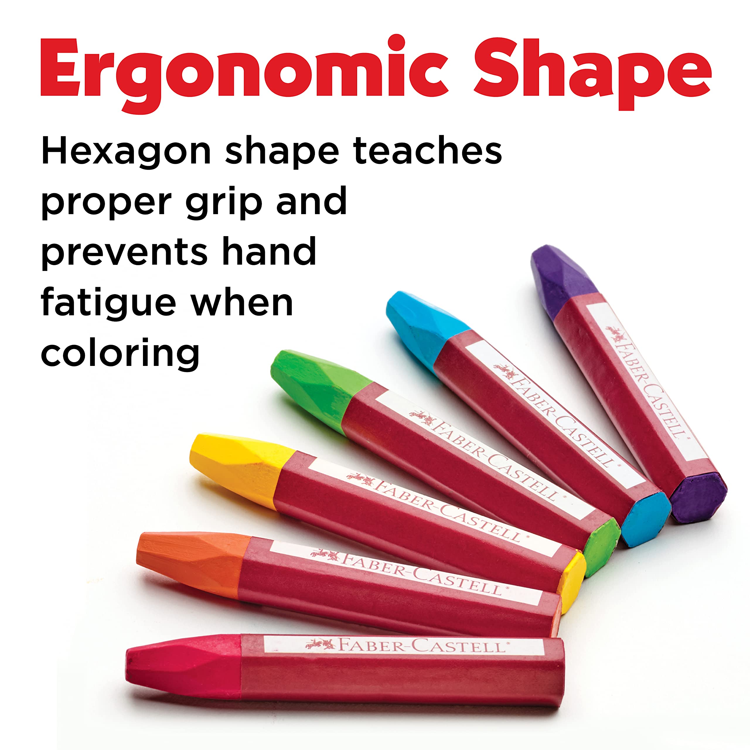 Faber-Castell - Oil Pastels School Pack - Premium Art Supplies For Kids (24 Each of 12 Colors) (288 Count) - Image 4