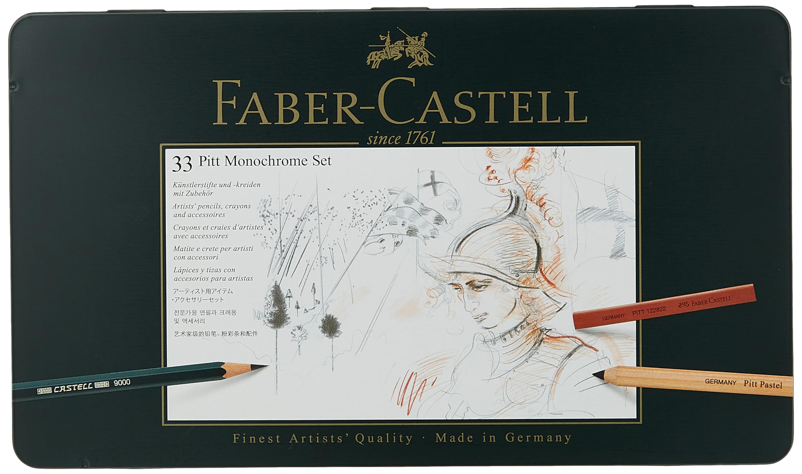 Faber Castell Pit Monochrome Set, Large 112977 - Image 3
