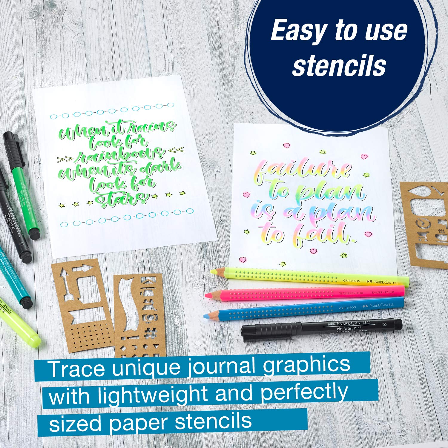 Faber-Castell Pitt Artist Journaling Art - Journal & Planner Accessory Kit, Multi (FC770088) - Image 3