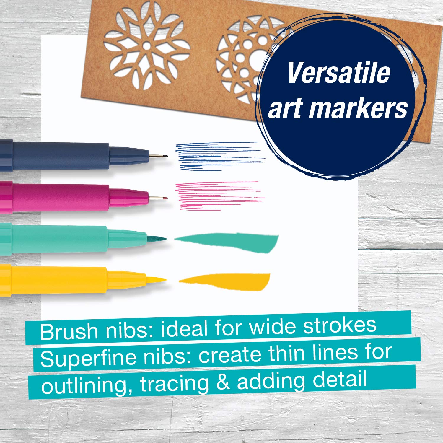 Faber-Castell Pitt Artist Pen Set - Mandala Art - Image 3