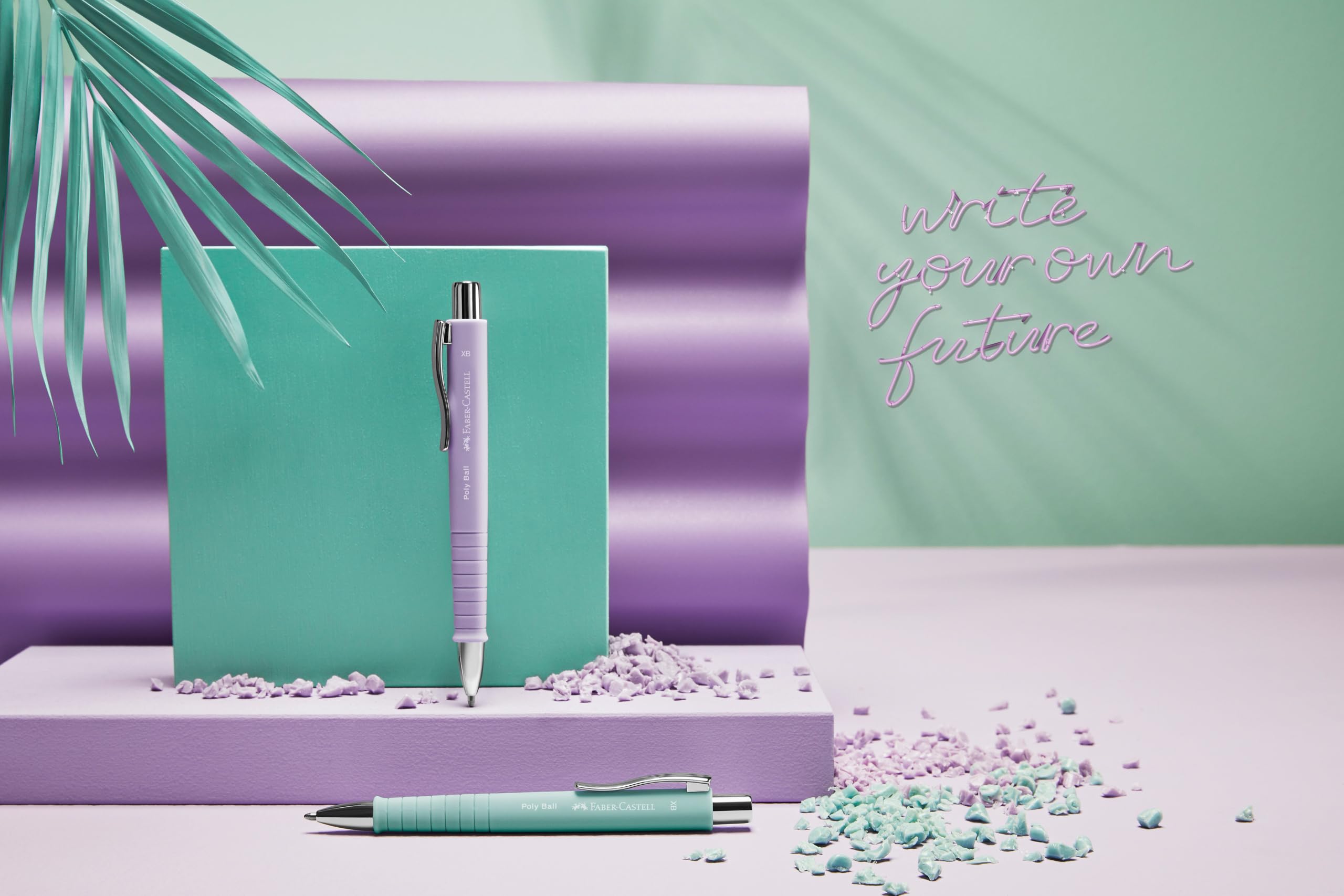 Faber-Castell Poly Ball Edition Ballpoint Pen, XB - Sweet Lilac,Purple - Image 3