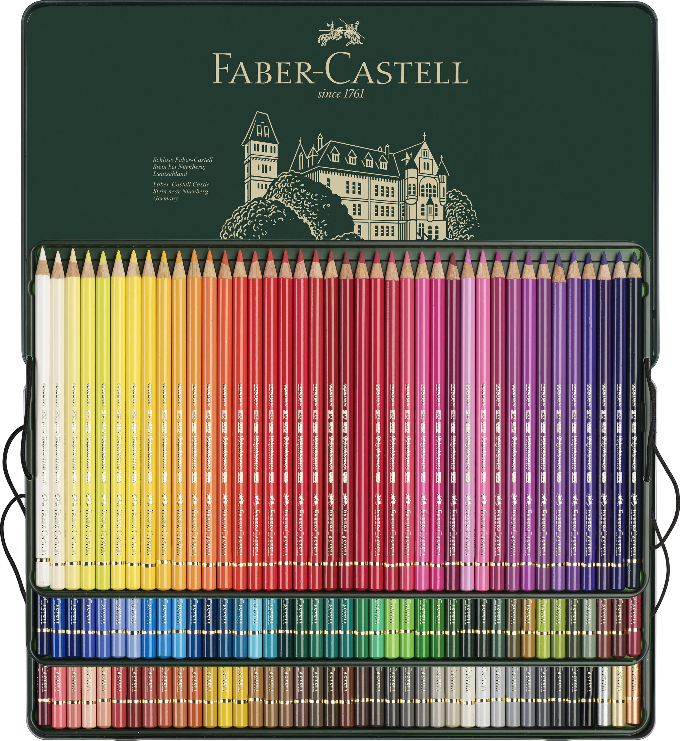 Faber-Castell Polychromos Artists' Color Pencils - Tin of 120 Colors - Premium Quality Artist Pencils - Image 4