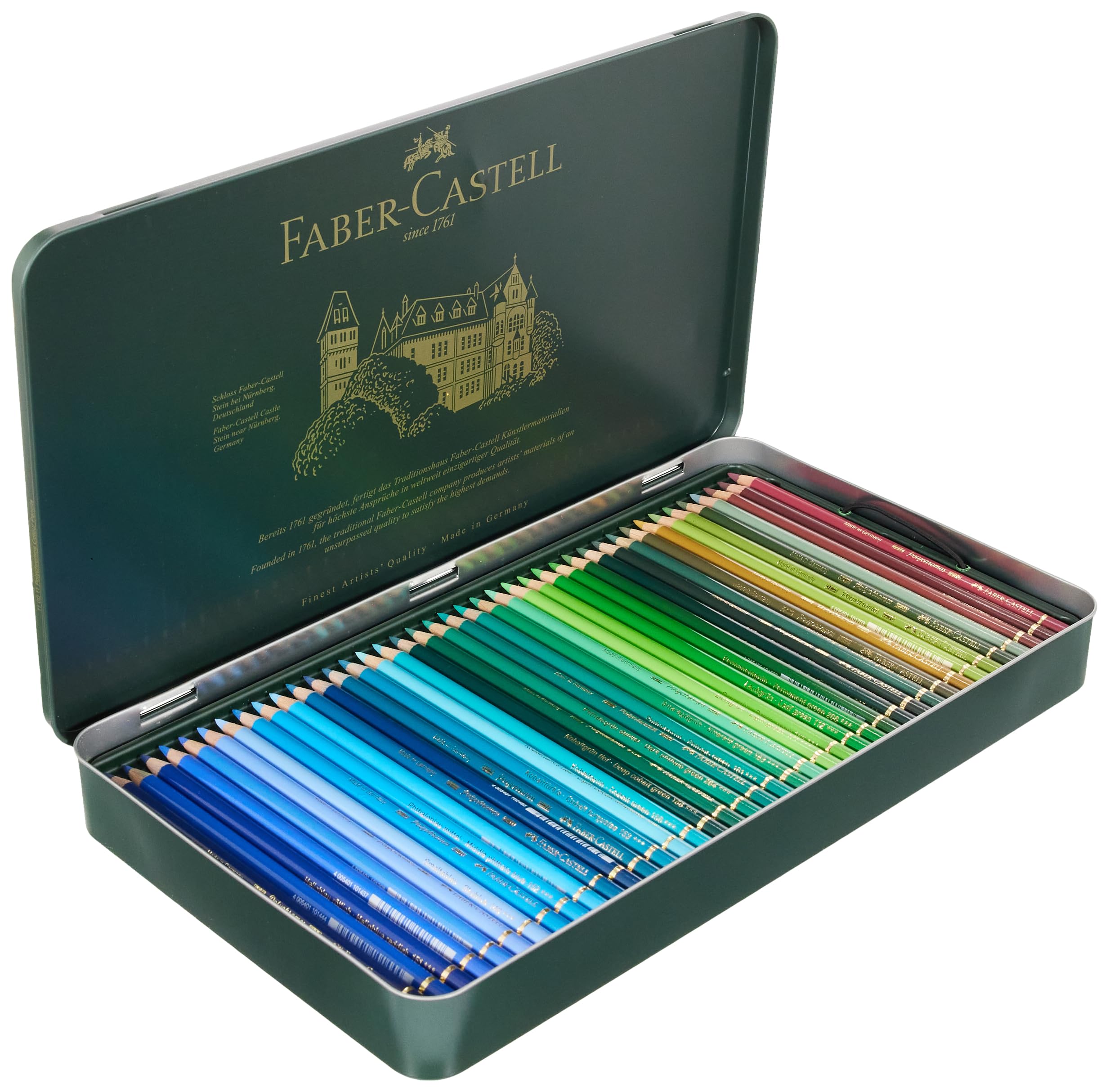 Faber-Castell Polychromos Artists' Color Pencils - Tin of 120 Colors - Premium Quality Artist Pencils - Image 5