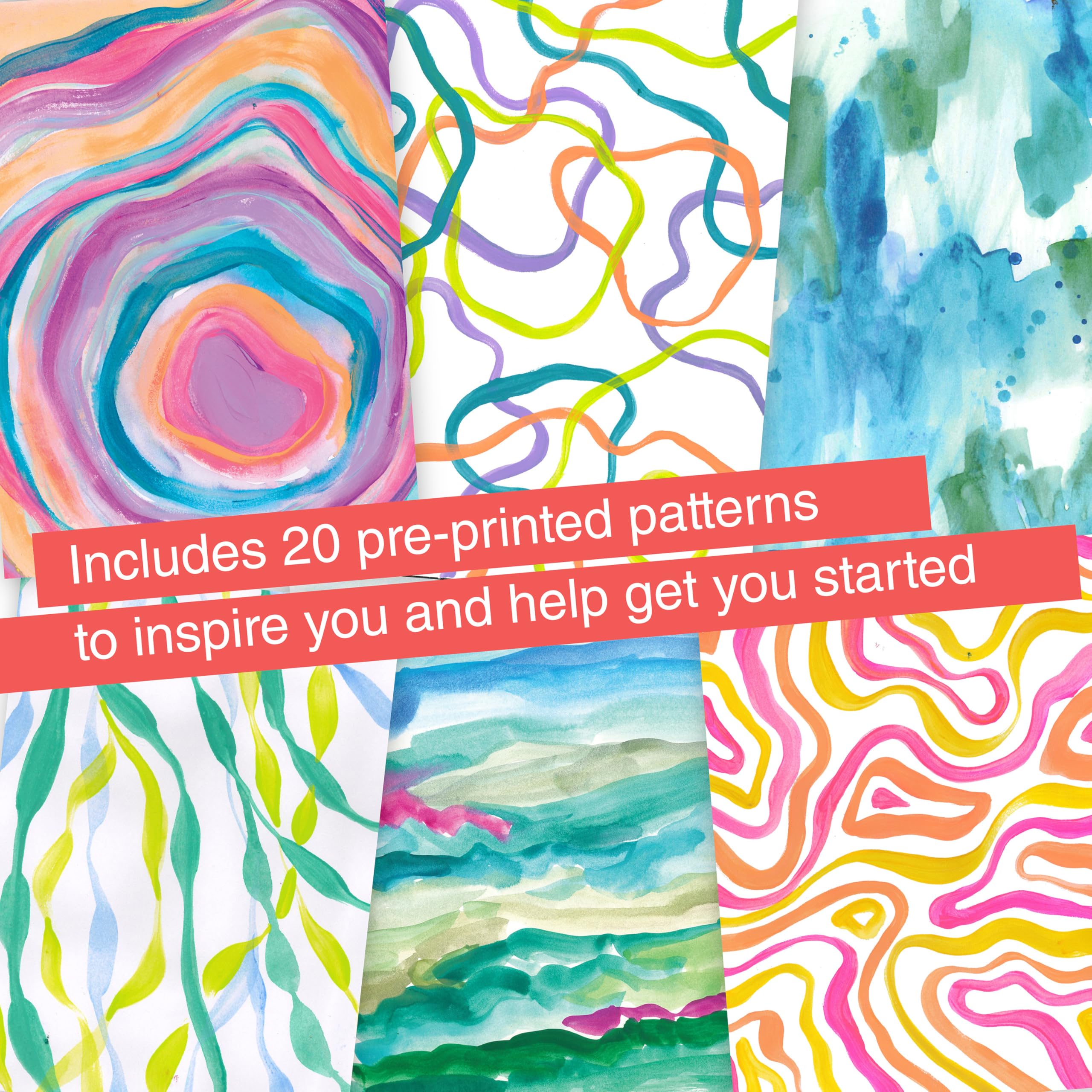 Faber-Castell Reverse Coloring & Doodling Book: Brights - Gifts for Mom | Relaxing Adult Coloring Book for Anxiety | Reverse Coloring Book for Adults| Coloring Books for Adults Relaxation - Image 5