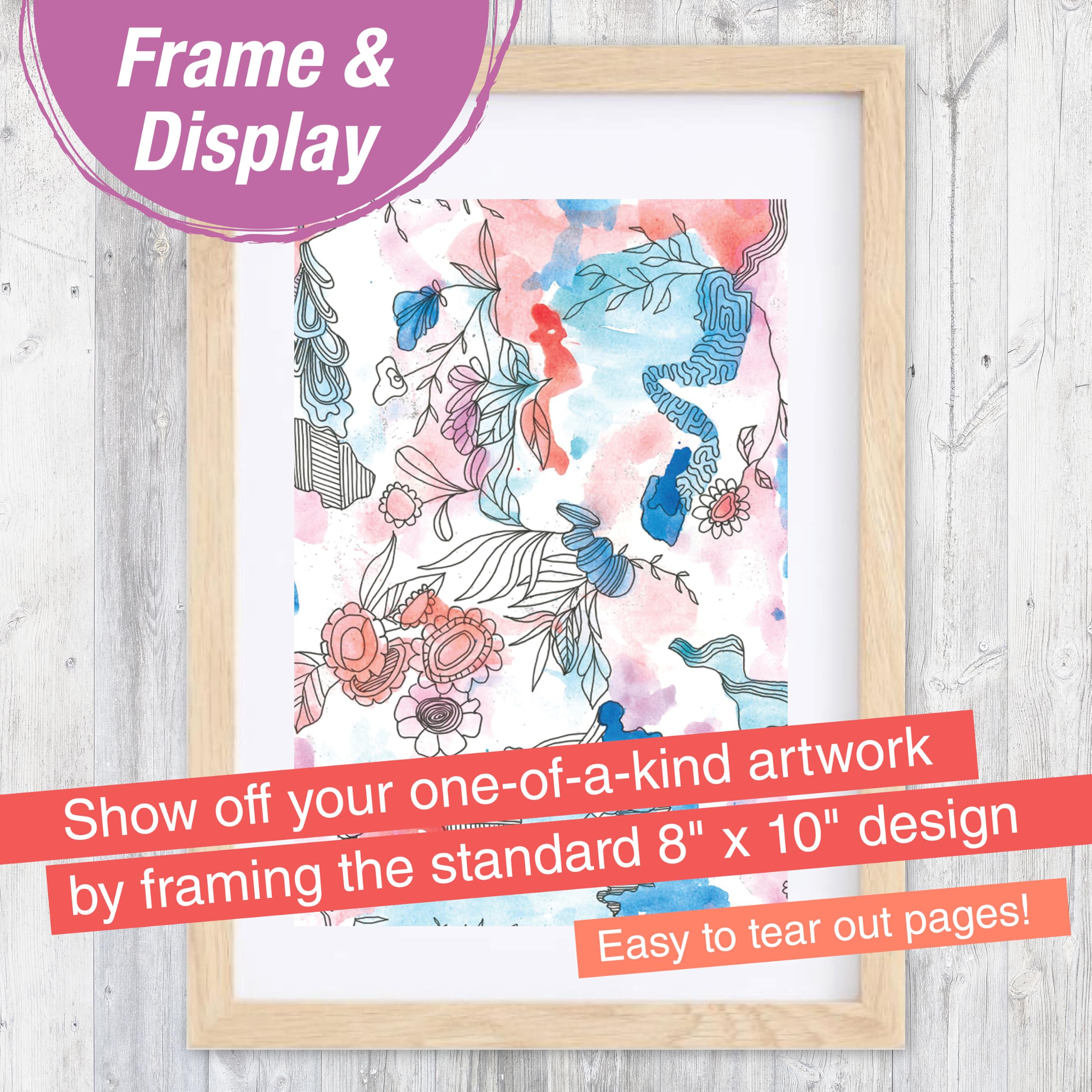 Faber-Castell Reverse Coloring & Doodling Book: Brights - Gifts for Mom | Relaxing Adult Coloring Book for Anxiety | Reverse Coloring Book for Adults| Coloring Books for Adults Relaxation - Image 6