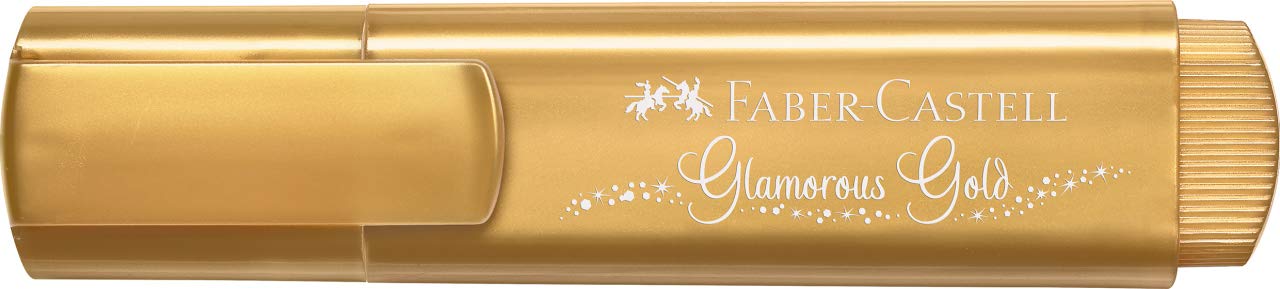 Faber-Castell Textliner 46 Metallic Glamorous Gold Highlighter Pen - Box of 10 - Image 4