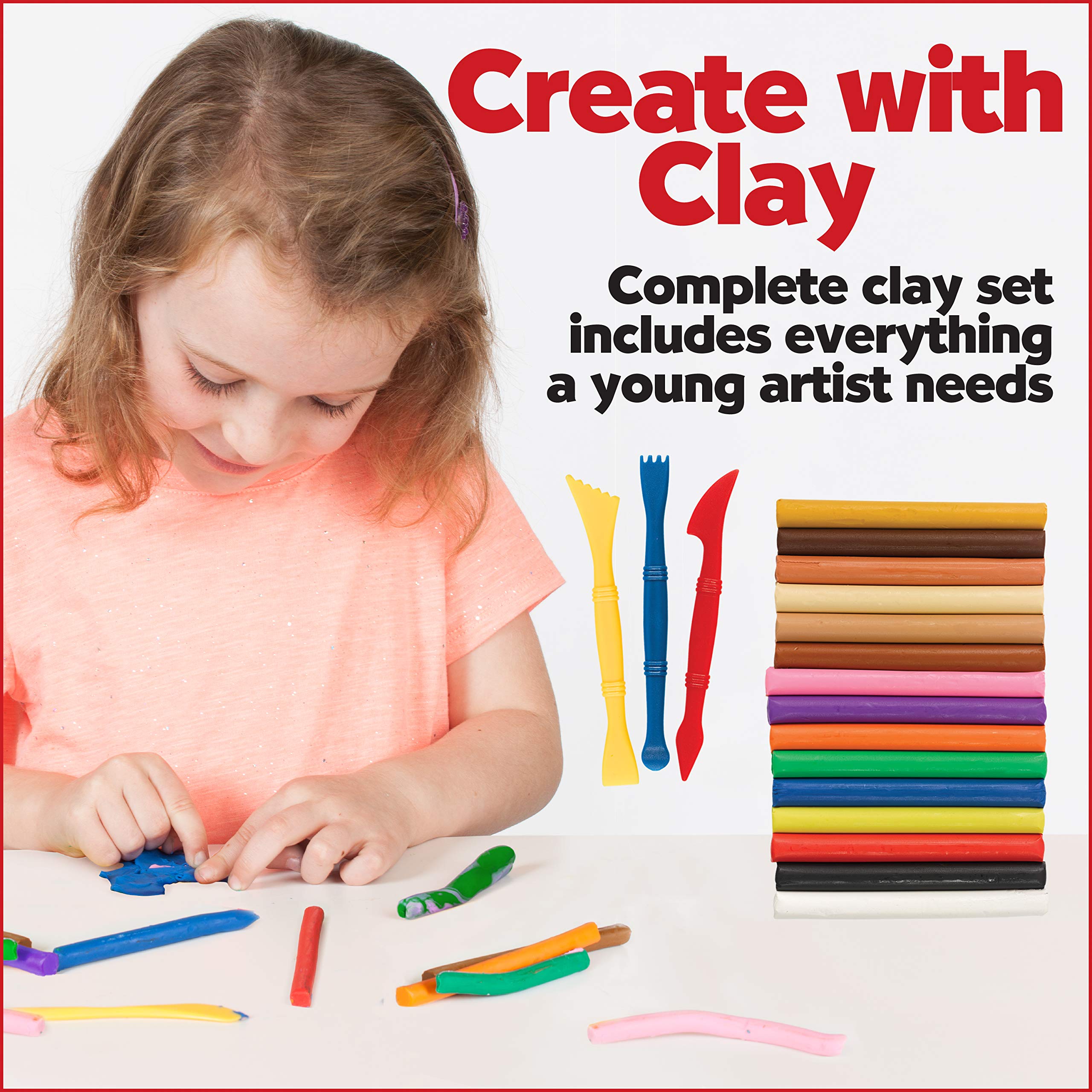 Faber-Castell World Colors Modeling Clay - Modeling Clay for Kids - Sensory Play - Image 3