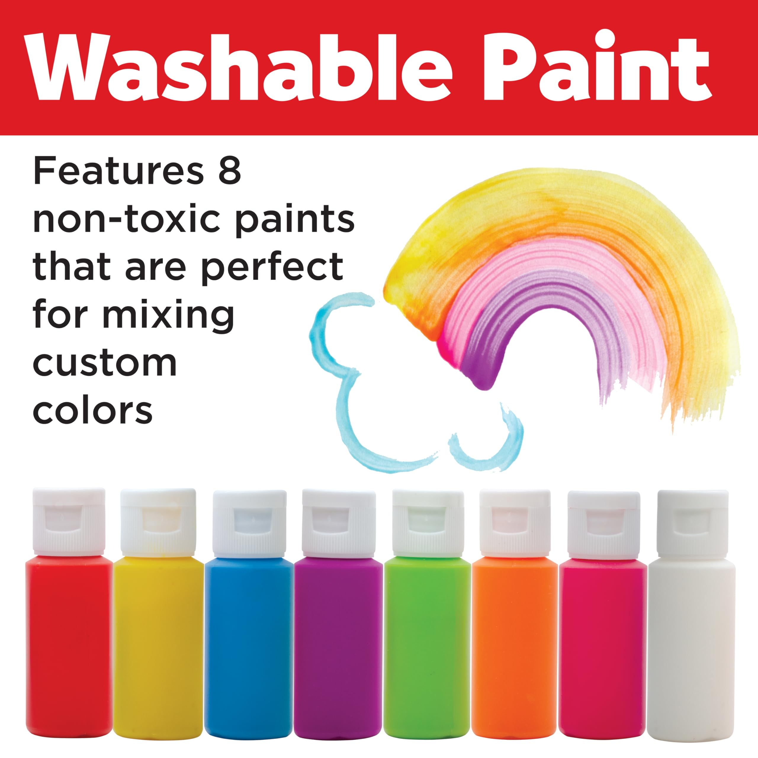 Faber-Castell Young Artist Learn to Paint Set - Washable Paint Set for Kids - Image 4