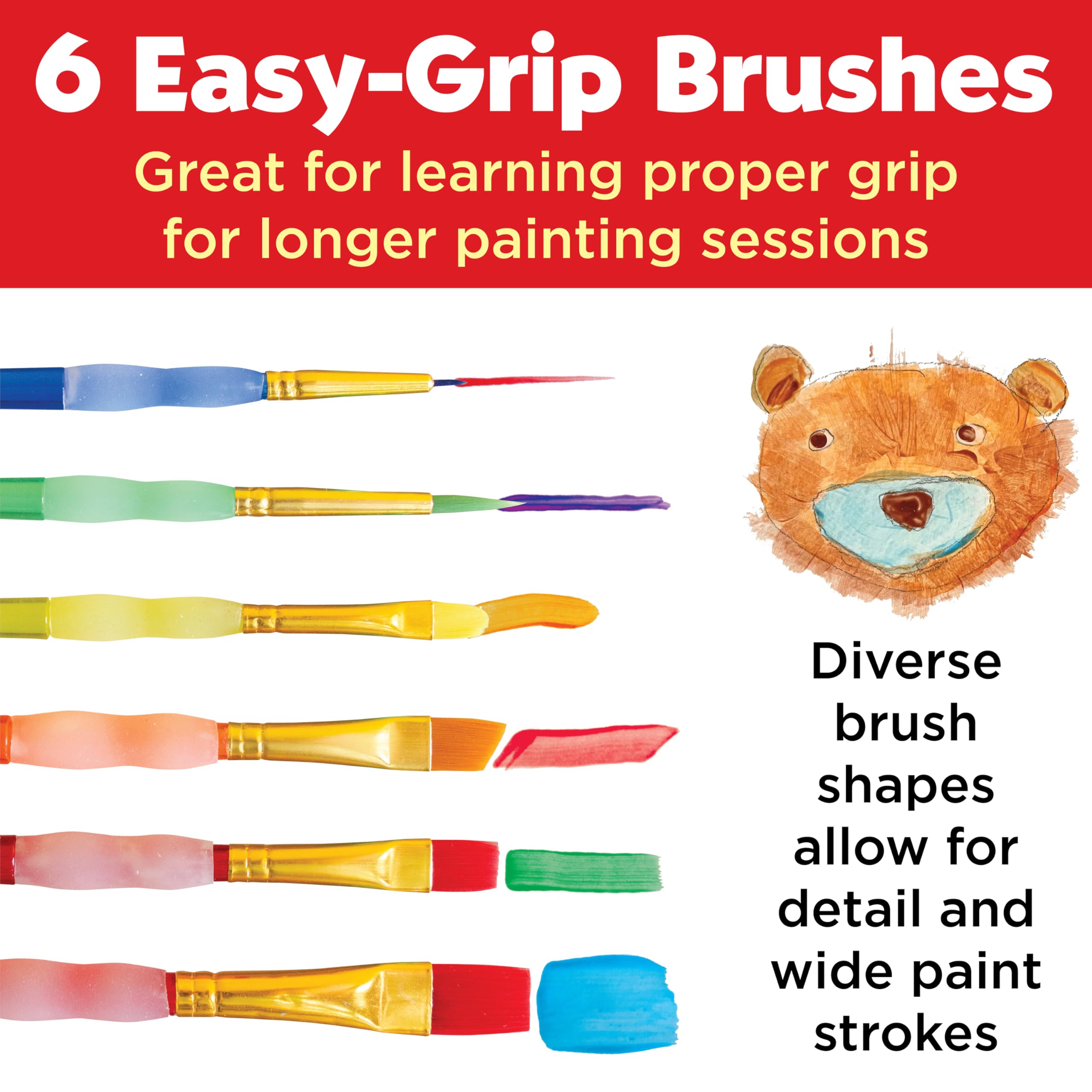Faber-Castell Young Artist Learn to Paint Set - Washable Paint Set for Kids - Image 5