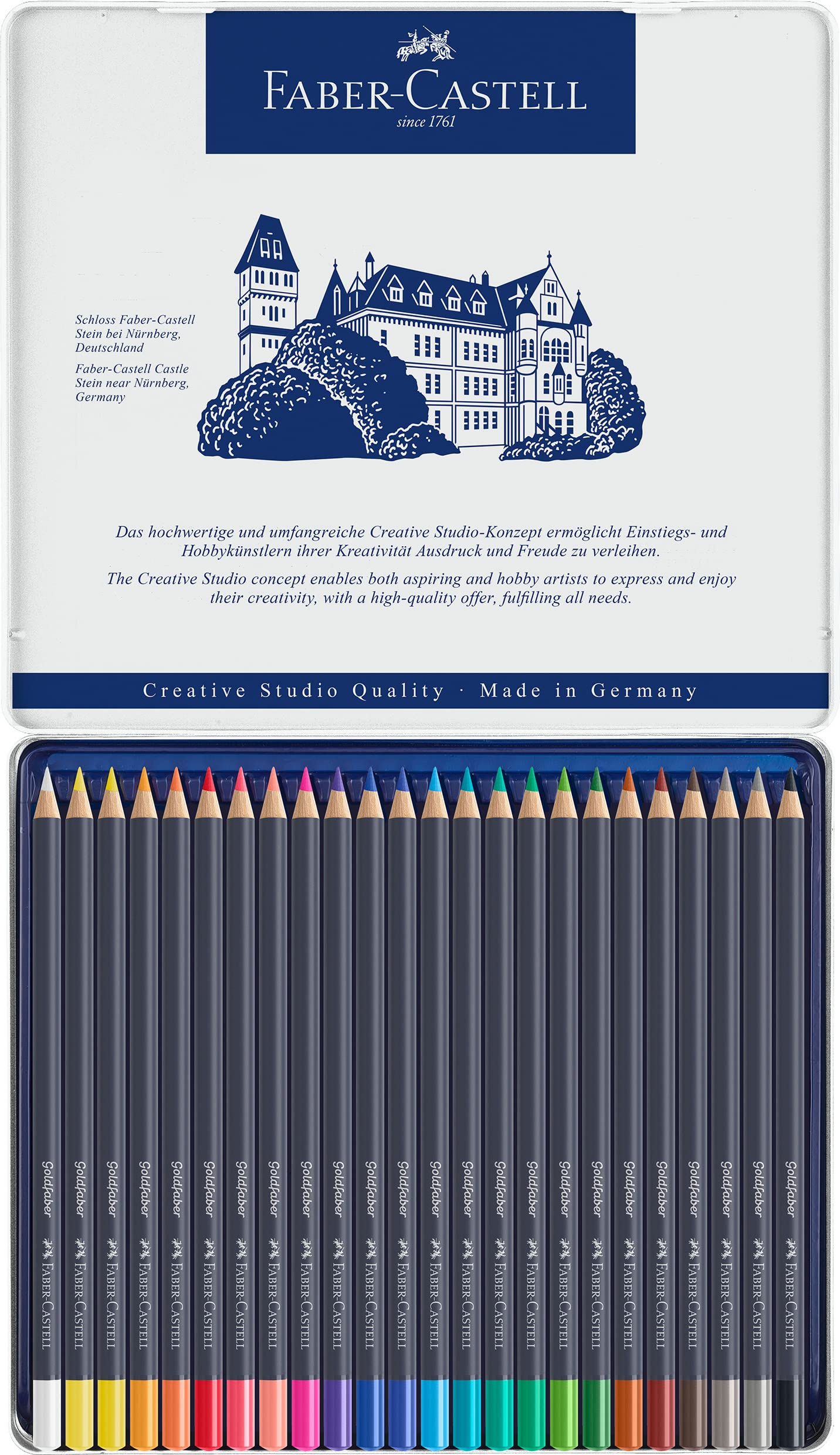 Goldfaber Colour Pencil in Metal Tin (Pack of 24) - Image 5